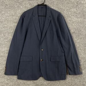 J Crew Blazer Mens 40R Ludlow Stretch Navy Blue Sport Coat Office Work Meetings